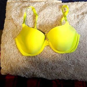 Bright yellow victorias secret demi 36D